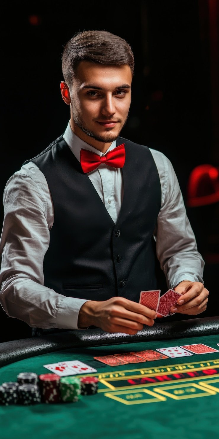 Multi-language live dealer platform interface showing game options